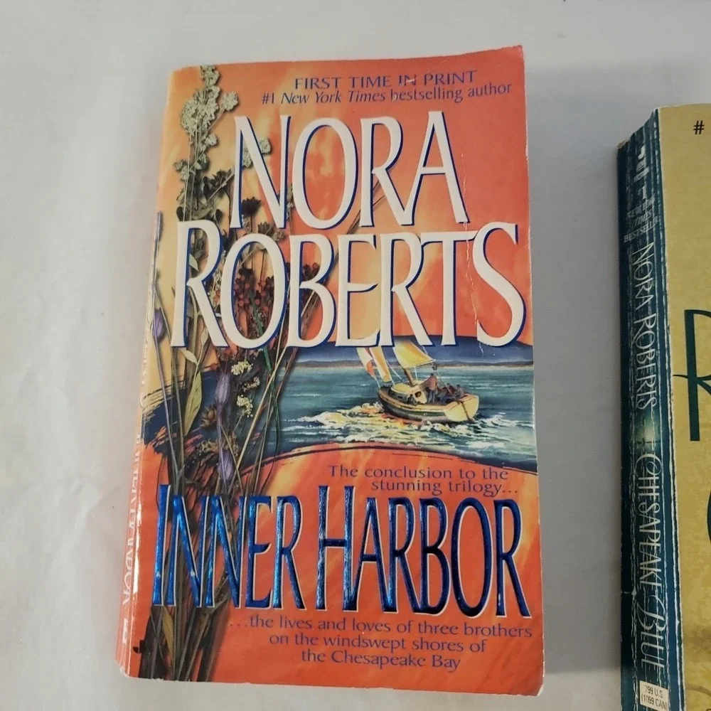 Nora Roberts PB Chesapeake‎ Bay Saga3 Romance Novels Books Inner Harbor Blue Sea